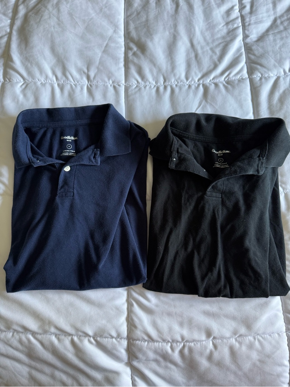 Goodfellow & Co Polo Pair in Navy and Black